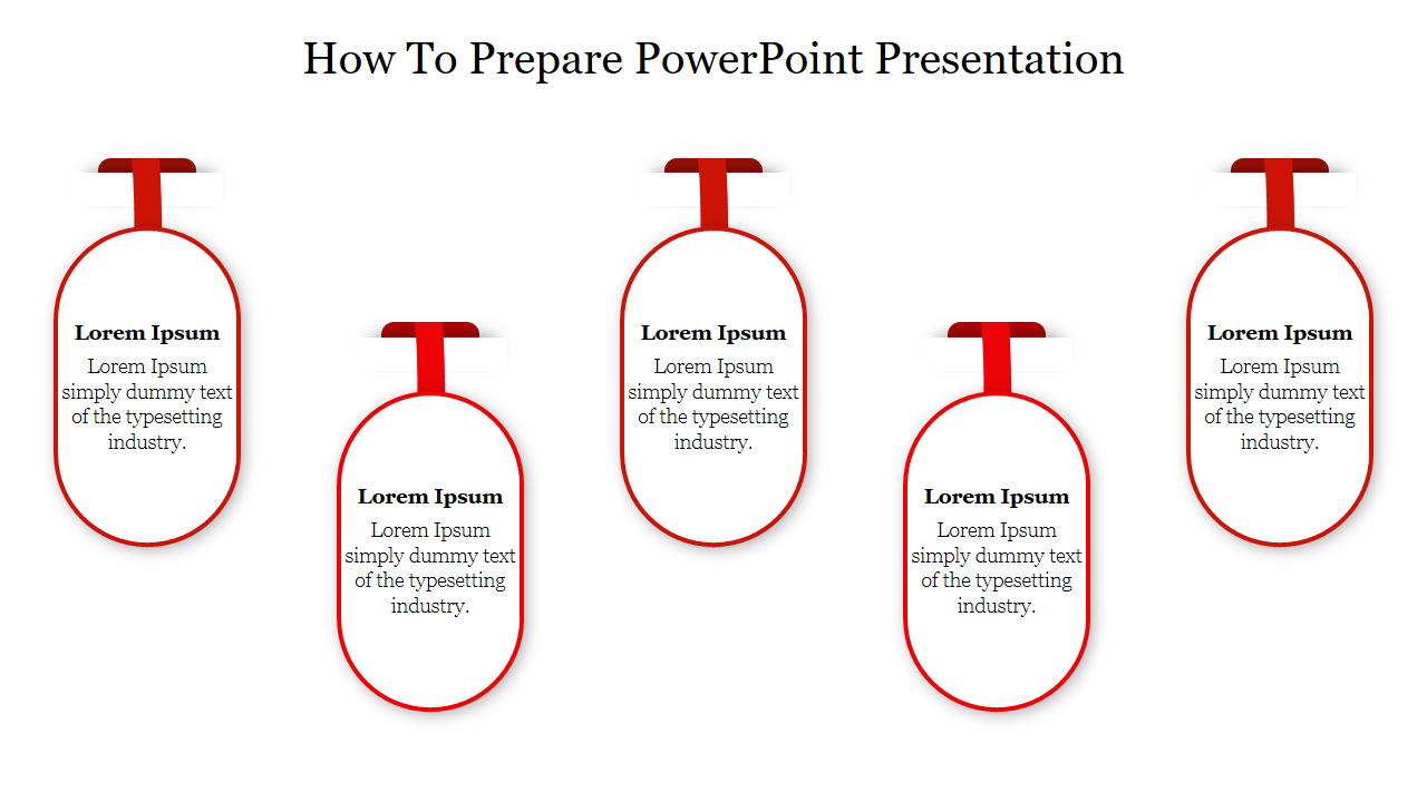 How To Prepare PowerPoint Presentation Design - Red Color